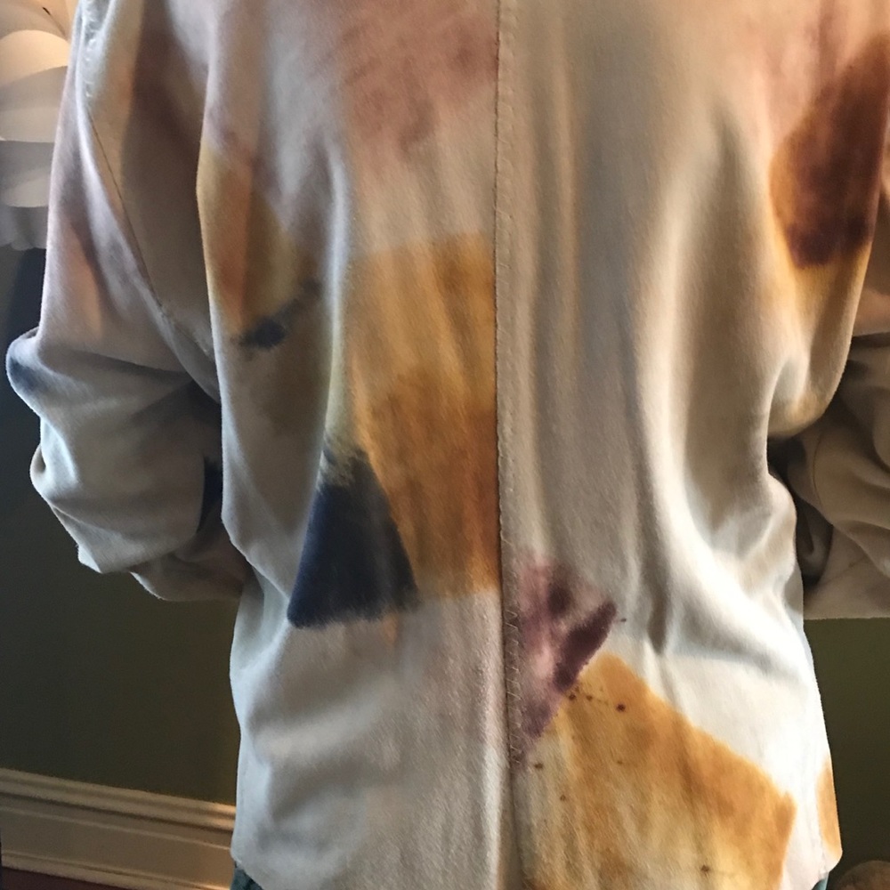 Vintage hand-dyed suede jacket from Ultimo